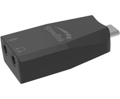 Ausinės Speedlink VIGO USB-C Sound Card juodas