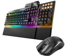 be quiet! Dark Mount Linear + Dark Perk Sym Gaming Bundle bestehend aus be quiet! Maus und Klaviatūra