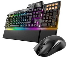 be quiet! Dark Mount Silent + Dark Perk Ergo Gaming Bundle bestehend aus be quiet! Maus und Klaviatūra