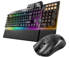 be quiet! Dark Mount Silent Tactile Klaviatūra - Klaviatūra žaidimams mit geschmierten Taktilen Switches, 3 Schicht-Dämmung, Media Dock und entfernbarem Numm