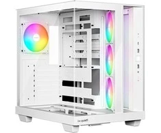 be quiet! Light Base 500 LX PC Case, Mid Tower, ATX, ARGB, Tempered Glass – baltas