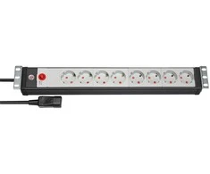 Carruzzo Brennenstuhl 1156057128 elektros tinklo ilgintuvas 3 m 8 AC išvestis(ys / čių) Vidaus Juoda