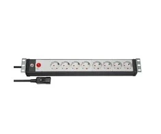 Brennenstuhl Premium-Line maitinimo juostelė 8 lizdai 3 m sidabro spalvos (1156057128)