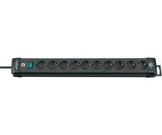 Brennenstuhl 1951160400 Premium Line 6 krypčių 1,8 m juoda