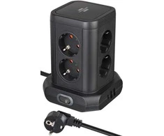 Buitinis ilgintuvas-stovas BRENNENSTUHL, 8 vietų, 3USB, 2 m