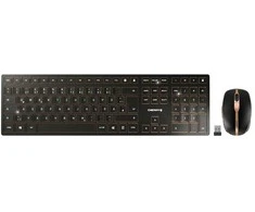 CHERRY DW 9100 SLIM - Klaviatūra ir pelė - QWERTZ - Deutsch - juodas/bronze