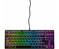CHERRY K4V2 TKLv mechaninė žaidimų klaviatūra, juoda, MX2A Raudonas jungikliai, RGB apšvietimas, pilnas N klavišų perjungimas