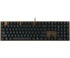 Cherry Klaviatūra KC 200 MX MX2A Silent Raudona [DE] Juodas/bronze MX2A SILENT Raudonas Switch