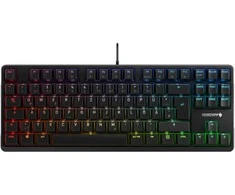 Klaviatūra CHERRY G80-3000N RGB TKL MX tylūs raudoni jungikliai, DE-išdėstymas, juodas