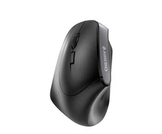 „Cherry MW 4500“ ergonomiška bevielė vertikali pelė kairiarankiams, 6 mygtukai, juoda JW-4550 / MS-187-L