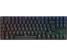 CHERRY XTRFY MX 8.2 - Klaviatūra - 80% - TKL - Hintergrundbeleuchtung - belaidė - Bluetooth 5.2, 2.4 GHz, USB-C - QWERTZ - Deutsch - Tastenschalter: CHERRY MX2A Brown - Juodas