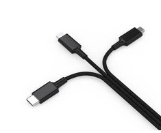 Smrter USB USB-A + USB-C kabelis - USB-C + microUSB + Žaibas 1,2 m Juodas (SCRTER _ HYDRA _ ULT _ BK)
