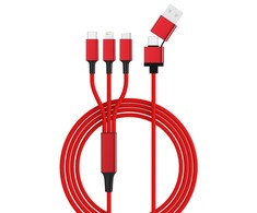 smrter HYDRA ULT RD – Ladekabel USB-A/USB-C –> mikro USB Lightning ir USB-C