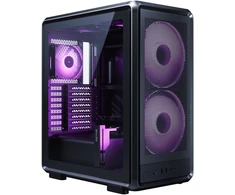 Cooler Master MasterFrame 500 Mesh ARGB PC-case, Midi-Tower, E-ATX, Tempered Glass - juodas