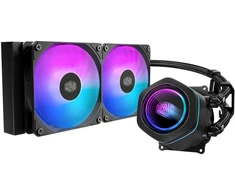 Cooler Master Chłodzenie wodne cpu masterliquid core nex 240 argb juoda