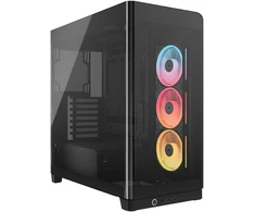 Corsair FRAME 4500X LX-R RGB PC Case, Mid-Tower, E-ATX, Tempered Glass – Juodas