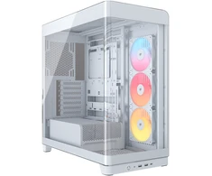 „Corsair FRAME 4500X RS-R ARGB“ korpusas, „Mid-Tower“, E-ATX, grūdintas stiklas – Baltas