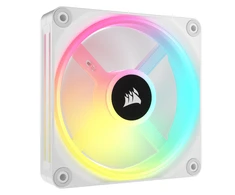 CORSAIR iCUE LINK QX120 RGB Baltas 120 mm magnetinio kupolo ventiliatorius, vienas