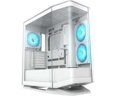 COUGAR CGR-58M6W-RGB „Midi Tower“ Balta