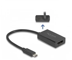 Delock Adapteris DisplayPort Buchse zu USB Type-C™ Stecker - (DP Alt Mode) 4K mit PD 85 W