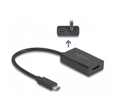 Delock Adapteris HDMI Buchse zu USB Type-C™ Stecker (DP Alt Mode) - 4K mit PD 100 W
