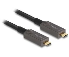 Delock Aktywny Optyczny USB-C™ 4K Video + Dane + PD Kabelis 10 m
