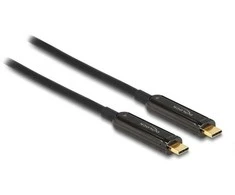 Delock Aktives Optisches USB-C Videokabel 4K 60Hz (juodas, 5 Meter)