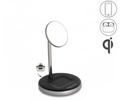 „Delock“ belaidis įkroviklis 2 viename, 5 W / 7,5 W / 10 W / 15 W – Qi