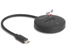 Delock M.2 Dockingstation für M.2 NVMe / SATA SSD mit USB 10 Gbps USB Type-C™ Stecker