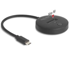Delock M.2 Dockingstation für M.2 NVMe / SATA SSD mit USB 10 Gbps USB Type-C™ Stecker