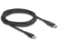 Delock USB 2.0 Schnelladekabel USB Type-C Stecker zu Stecker