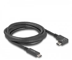 Kabelis USB Delock USB-C - USB-C 2 m Juodas (80038)