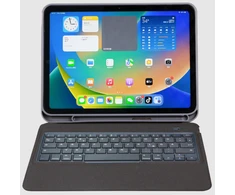 Deqster Slim Keyboard 2 für 13" Apple iPad Pro (M4), QWERTZ, DE-Layout, Grau