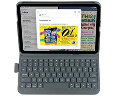 Deqster Slim Pro Klaviatūra für iPad 10.9" (10 Gen.), iPad Air 11" (M2), iPad Pro 11" (4./ 3./ 2./ 1. Gen.)