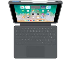 Astar „Deqster Smart Rugged Touch PLUS“ klaviatūra, skirta 10,2 colio „iPad“ (7/8/9 kartos), „Apple“ išmanioji jungtis, vokiškas išdėstymas (QWERTZ)