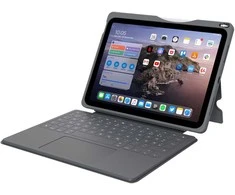 „Deqster Smart Rugged Touch PLUS“ klaviatūra „iPad“ 10,9 colio (10 gen.) „Apple“ išmanioji jungtis, vokiečių išdėstymas (QWERTZ)