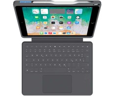 Astar „Deqster Smart Rugged Touch PLUS“ klaviatūra, skirta 10,2 colio „iPad“ (7/8/9 kartos), „Apple“ išmanioji jungtis, vokiškas išdėstymas (QWERTZ)
