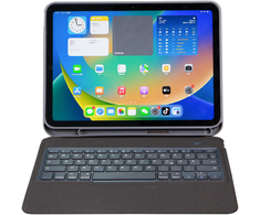Deqster Tasturhülle Slim Keyboard 2 für iPad 10.9" (10. Gen.) Bluetooth, deutsches Layout (QWERTZ)