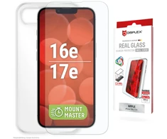 E.V.I DISPLEX Real Glass MountMaster + Case iPhone 16e / 17e