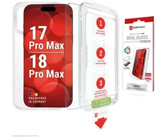Apple iPhone 17 Pro Max/18 Pro Max Real Screen Glass MM+Case By Displex Transparent