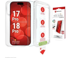 Apple iPhone 17 Pro/18 Pro Real Screen Glass MM+Case By Displex Transparent