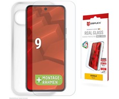 „E.V.I.“ tikras stiklas + dėklas „Google Pixel 9“