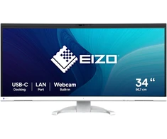 Monitorius EIZO EV3450X 34.1" IPS 16:9 2440X1440 CURVED USB-C/94W RJ45 CAM (Baltas)