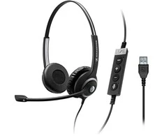 EPOS SENNHEISER SC 260 USB LAIDINIS, BINAURALUS Ausinės,USB PRIJUNGIMAS IR INLINE SKAMBUČIŲ VALDYMAS MS