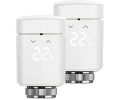 Eve Systems Eve Thermo – išmanusis radiatoriaus termostatas, dvigubas paketas (materija)