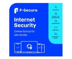 F-Secure Internet Security für alle Geräte [1 Gerät - 1 Jahr] [Vollversion]