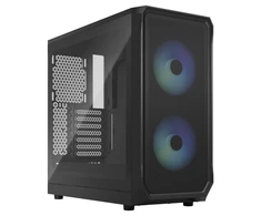 Fractal Design | Focus 2 | Side window | RGB Juodas TG Clear Tint | Midi Tower | ATX