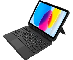 Geckocovers Bluetooth Tastaturschutzhülle Cactus Leather für iPad 2025 (11th Gen) / iPad 2022 (10th Gen), QWERTZ (DE)-Layout