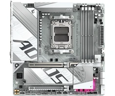 Pagrindinė plokštė „Gigabyte B850M A ELT WF6E“ | Procesorių šeima AMD | Procesoriaus lizdas AM5 | DDR5 | Palaikomos kietojo disko sąsajos SATA, M.2 | SATA jungčių skaičius 4