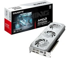 GIGABYTE GAMING Radeon RX 9060 XT OC ICE 16G Vaizdo plokštė - 16GB GDDR6, 256bit, PCI-E 5.0, 3320 MHz Core Clock, 2 x DisplayPort, 1 x HDMI, GV-R906XGAMINGOCICE-16GD
